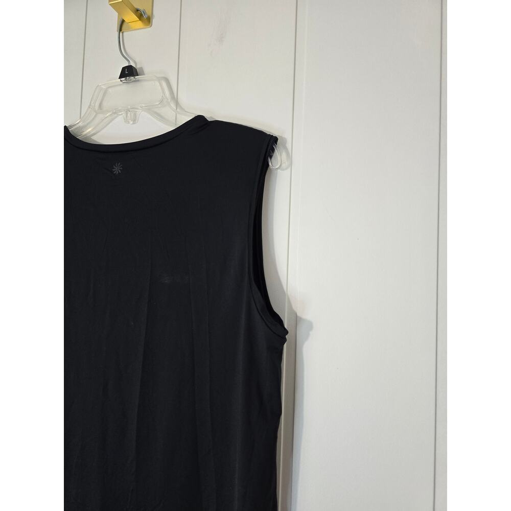 Athleta Sunlover UPF Protection Sundress Sleeveless Black Summer Dress Size M - Picture 6 of 11